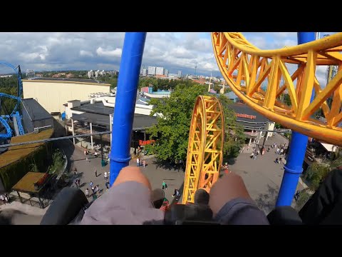 Kirnu INTENSE Free-Spinning Roller Coaster 4K POV! | Linnanmäki Finland [No Copyright]