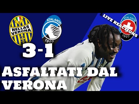 Verona - Atalanta 3-1 live reactions || FOR STRONG STOMACHES ONLY