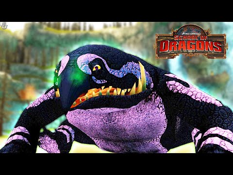 NEW FLIGHTLESS DRAGON! School of Dragons: Dragons 101 - The Cavern Crasher