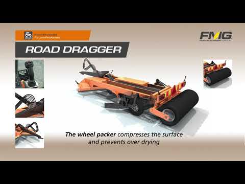 New strong tractor pulled grader - TLN250 for narrow roads