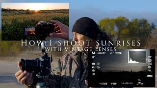 How to shoot a sunrise with vintage lenses and the Canon R50! 🌅🌅🌅