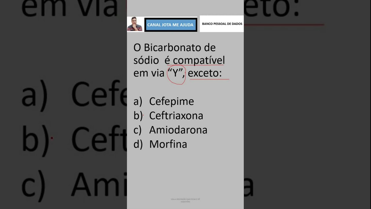 QUIZ de Medicação e sua Administração parte 2 [Vários vídeos no canal para Concurso em Saúde]