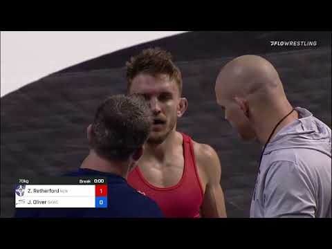 70 Kg Round 1 - Zain Retherford, Nittany Lion WC  -  TMWC Vs Jordan Oliver, Sunkist Kids WC