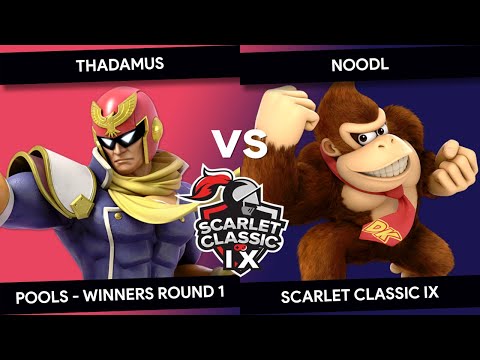 Scarlet Classic IX - Thadamus (Captain Falcon) vs Noodl (Donkey Kong) - Pools - Winners Round 1