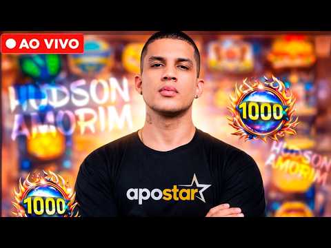 HUDSON AMORIM AO VIVO | SLOTS AO VIVO | CASSINO AO VIVO