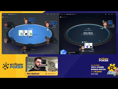 Playing on BetRivers Poker (Just Launched in PA!) - YouTube