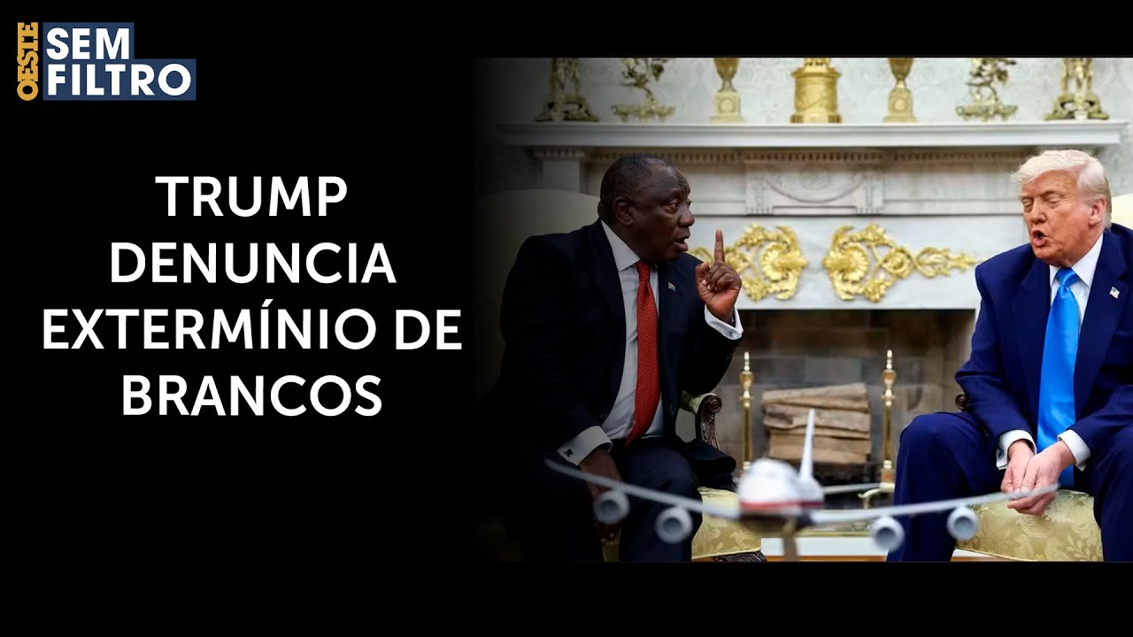 Trump confronta presidente sul-africano na Casa Branca e expõe genocídio de brancos