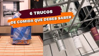 6 TRUCOS HACKS DE COMIDA QUE DEBES SABER