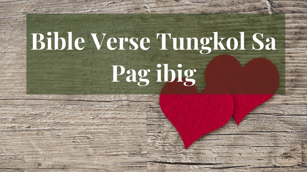🆕Bible Verse Tungkol Sa Pag ibig👉Lucas 10:27 Tagalog Bible