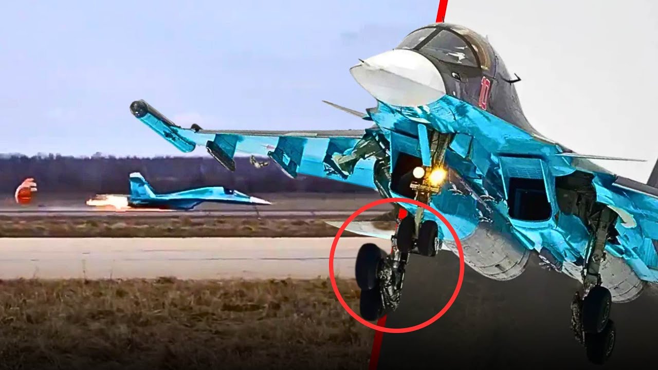 SU-34 LANDED ON ITS BELLY IN RUSSIA! (Image Analysis)