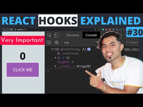 30 Hooks in React JS in Hindi | useState in Hook in React JS in Hindi in 2020