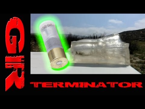 Gel Test - 12 Guage Terminator Hollowpoint Slug