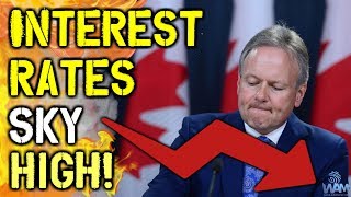 Interest Rates SKYROCKET In Canada As Housing Bubble Worsens! - What This Means