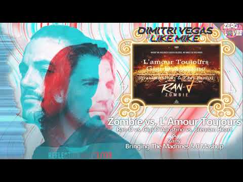 Zombie vs. L'Amour Toujours "Remix" - (Dimitri Vegas & Like Mike Mashup) BTM 17