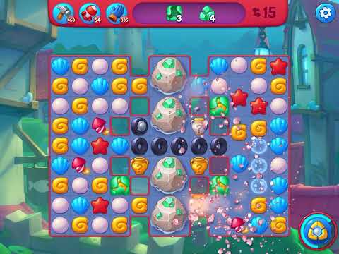 Fishdom Hard level 7285 no boosters フィッシュダム ハード [Friend's]