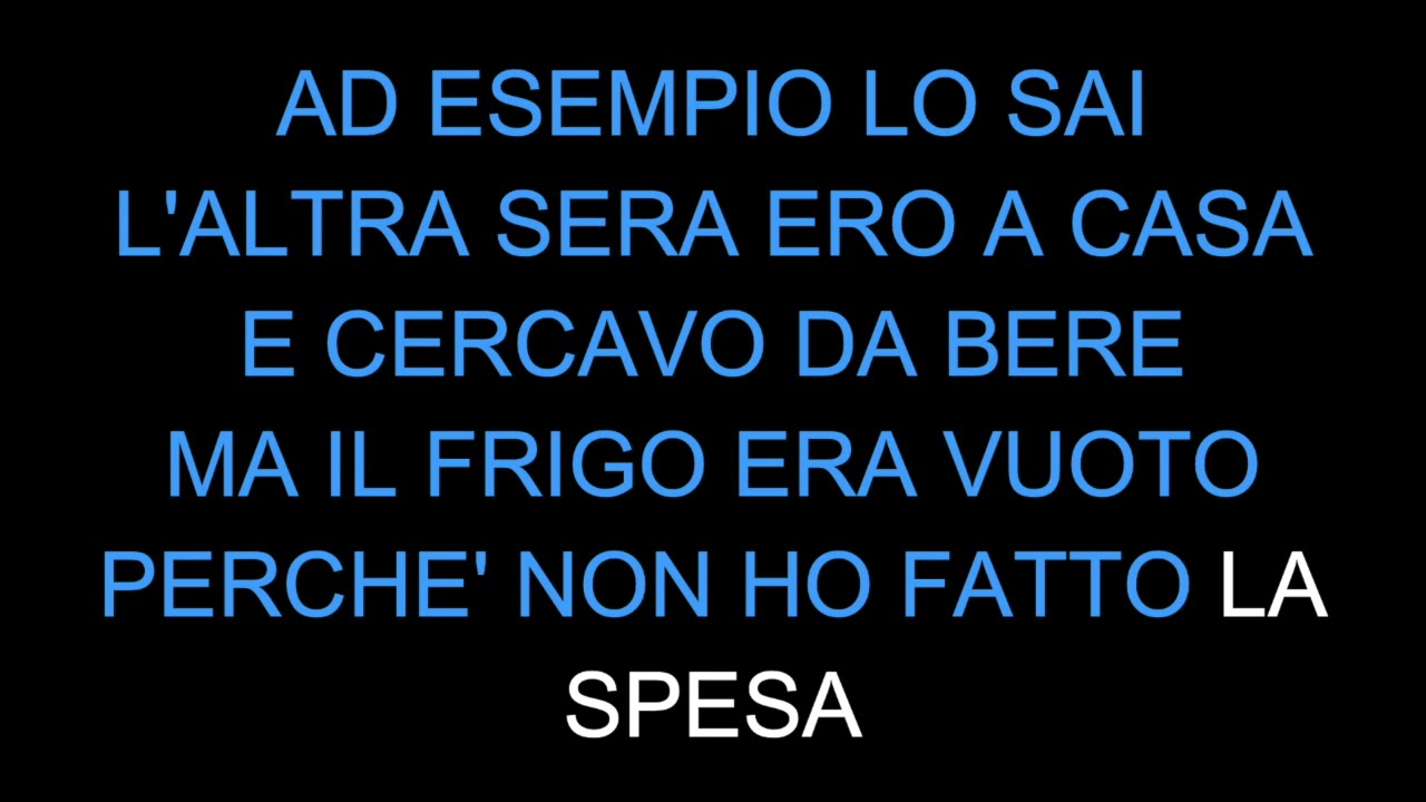 Alex Britti - 7000 caffè - Karaoke - Mp3 - Cori