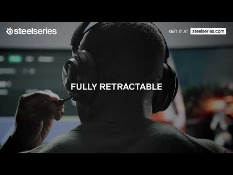 Belaidės ausinės žaidimams SteelSeries Arctis Nova Pro Wireless X, Juodos spalvos video