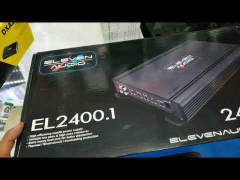 Amplificador eleven audio EL2400.1 un monstruo