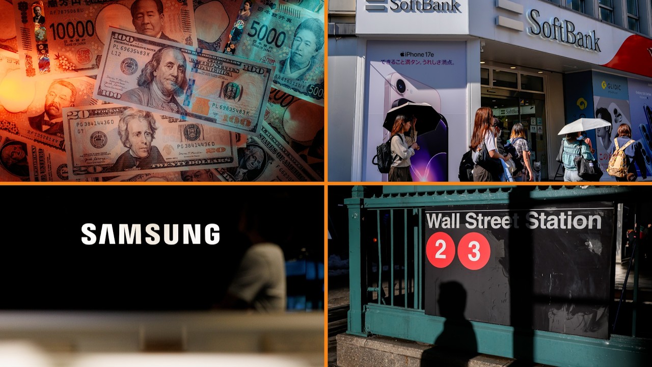 US Trade Deficit Widens as SoftBank and AI Chipmakers Shift Spending - Bloomberg Podcast
