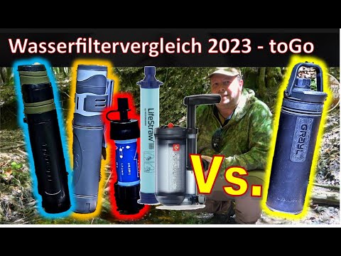 Wasserfiltervergleich 2022 - Welches ist der beste Outdoor Wasserfilter toGo?