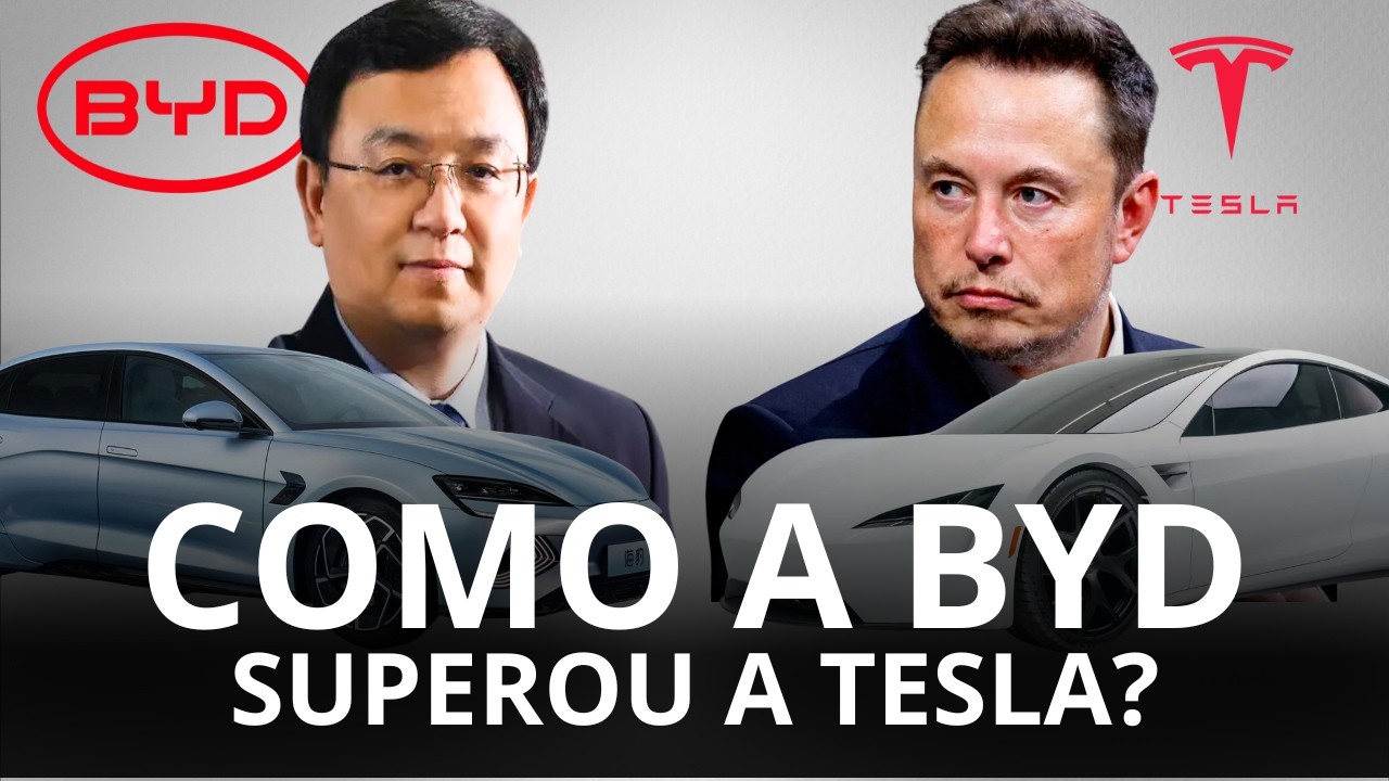 BYD: a GIGANTE CHINESA que está ACABANDO com a TESLA