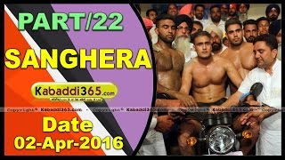 Sanghera (Barnala) Kabaddi Tournament 2 April 2016