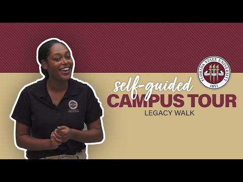 Florida State Self-Guided Campus Tour - Stop 4 Legacy Walk at Dirac