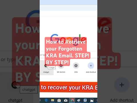 #KRA #recoverkraemail #kra email #file kra returns