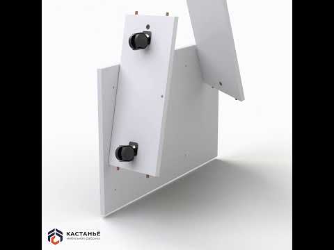 Миниатюра изображения товара Тумба Кастанье Оптимус ОК 001-01 (белый/дуб крафт)