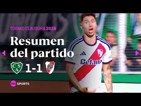 RIVER EMPATÓ CON SARMIENTO Y SIGUE FUERA DE LOS PLAYOFFS| #Sarmiento 1-1 #River | Resumen