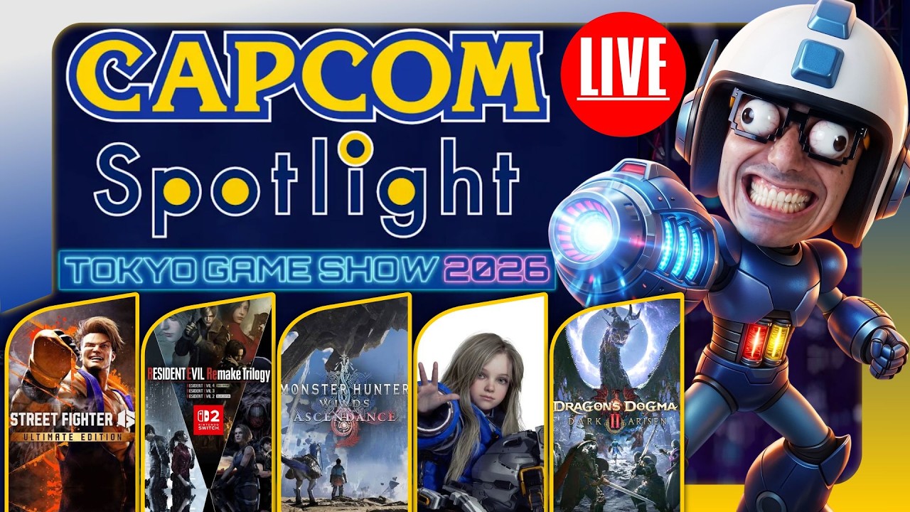 🎮🚨AO VIVO -  10h Capcom Spotlight - TGS 2026 - Tokyo Game Show 2026 #tgs2026