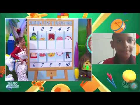 Sábado animado prova complete o desenho