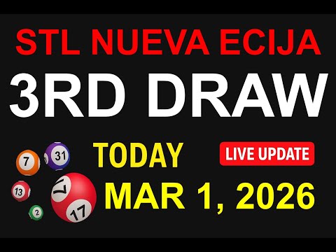 STL NUEVA ECIJA 3RD DRAW - MAR 1, 2026 Results (LIVE UPDATE)