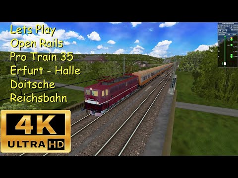 Lets Play Open Rails - Pro Train 35 - Erfurt Halle [MSTS]