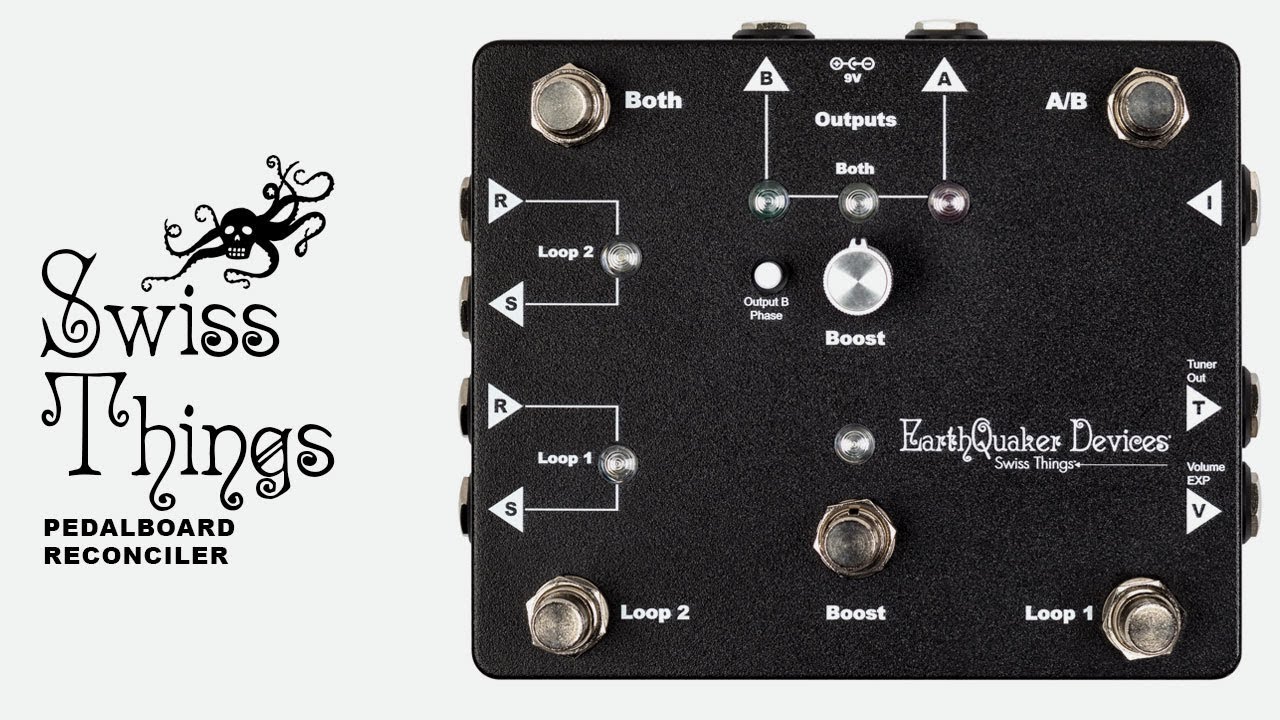 EarthQuaker Devices Swiss Things Pedalboard Reconciler