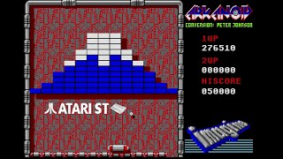 Arkanoid - Atari ST (1987) longplay