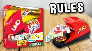 How to play UNO Extreme (Attack) - official rules, instructions and gameplay | Spielregeln TV Mattel