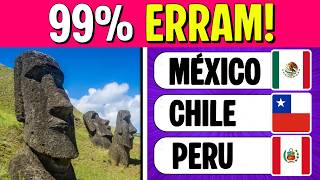 99% DAS PESSOAS NÃO SABEM EM QUAL PAÍS FICAM ESSES MONUMENTOS | NOVO QUIZ