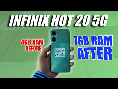 Infinix Hot 20 5G RAM EXPANSION / Smoother System Experience