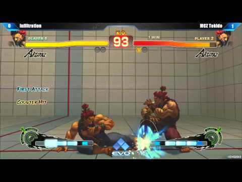 [EVO 2013 SSFIV AE Losers Final] Infiltration (Akuma) vs MCZ Tokido (Akuma)