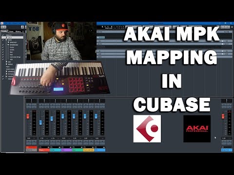 Mapping the Akai MPK MIDI Controller in Cubase 9.5