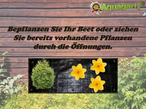 Produktinfo Video Bodengewebe Unkrautfolie Unkrautvlies UV Stabil