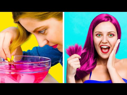 , title : 'BRILLIANT IDEAS FOR GIRLS AND THEIR TROUBLES! || Easy DIY Beauty Hacks by 123 Go! Genius'