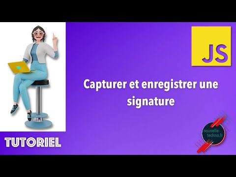 Capturer et enregistrer une signature avec canvas