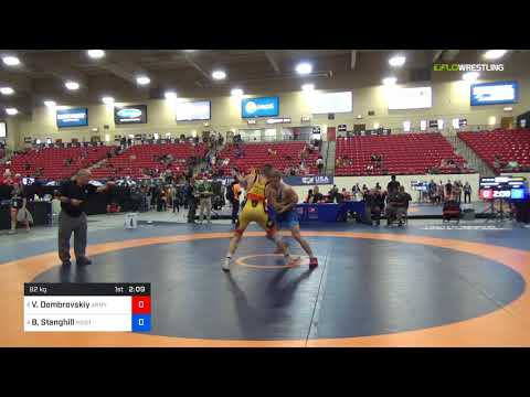 2018 Marine Corps US Open/Senior Men's Greco-Roman 82 Quarters - Vladyslav Dombrovskiy (Army) Vs.