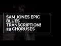 Sam Jones 'Cool Blues' full bassline transcription