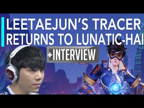 Overwatch Gameplay - Leetaejun's Tracer Returns to Lunatic-Hai VS MVP ft Ryujehong Ana Miro Winston