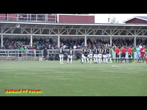 Dalkurd vs brage 1a halvlek