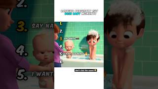 Ranking Boss Baby Moments 😭
