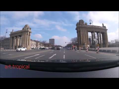 Berlin: 12 mins sightseeing by car, 2017.03.12